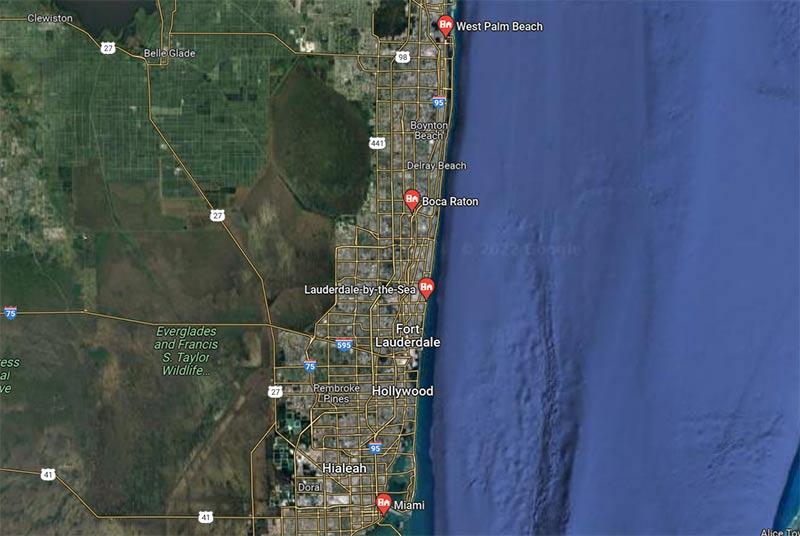 Flanagan Injury Law Service Areas